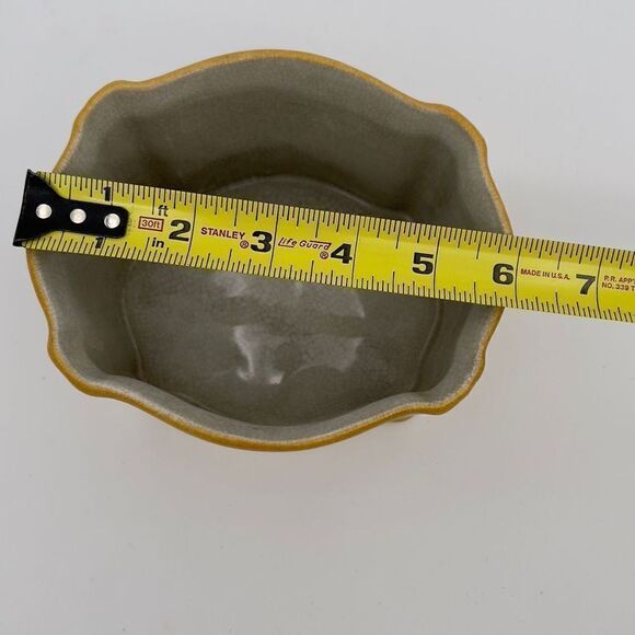 Rare Vintage Mark Roberts Porcelain Trinket Box With Lid Floral Design Copper - Picture 7 of 14